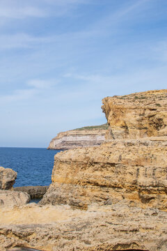 rocks and sea