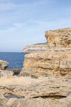 rocks and sea