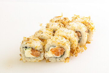 Japanese tradtional roll with salmon