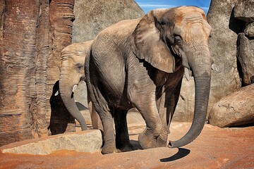 Elefantes en el zoo de Valencia © Japo