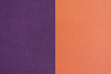 colored pieces of paper orange and purple symmetry