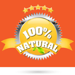 100 % natural label quality