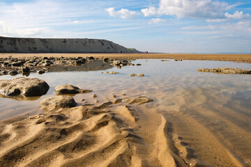 Opal Coast in in northern France