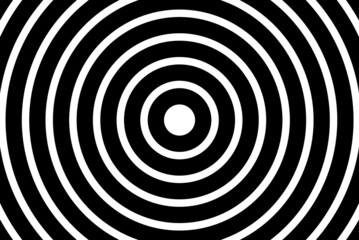 hypnotic black and white circels 