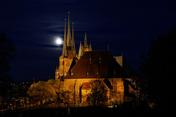 church in the night