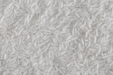 Texture of white rice grains