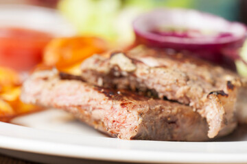 steak closeup