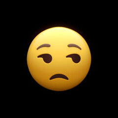 Unamused Smiley Face