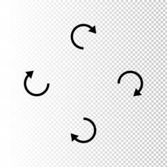 Arrow vector set. Arrow icon collection. Set of arrows vector for web design. Arrow flat style isolated on white background left right arrow