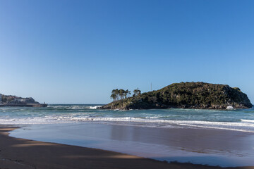 island of lekeitio in the basque country