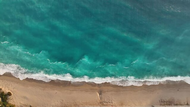 Oludeniz Beach Drone Video, Aegean Sea Fethiye, Mugla Turkey
