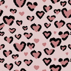 Abstract modern leopard seamless pattern. Animals trendy background. Color decorative vector stock illustration for print, card, postcard, fabric, textile. Modern ornament of stylized skin