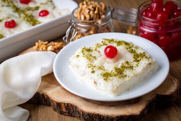 Turkish Traditional Ramadan Dessert Gullac