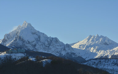 the famous mountains of the city - Ushuaia - Argentina