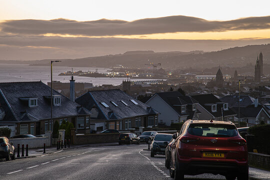 Greenock Lyle hill sunrise