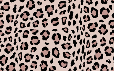 Abstract modern leopard seamless pattern. Animals trendy background. Color decorative vector stock illustration for print, card, postcard, fabric, textile. Modern ornament of stylized skin