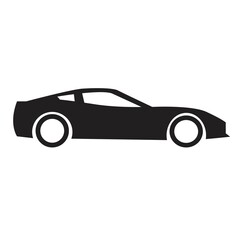 auto car logo side view vector design