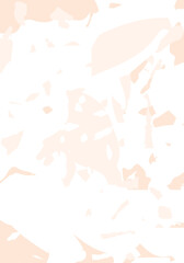 Terrazzo modern abstract template. Orange texture