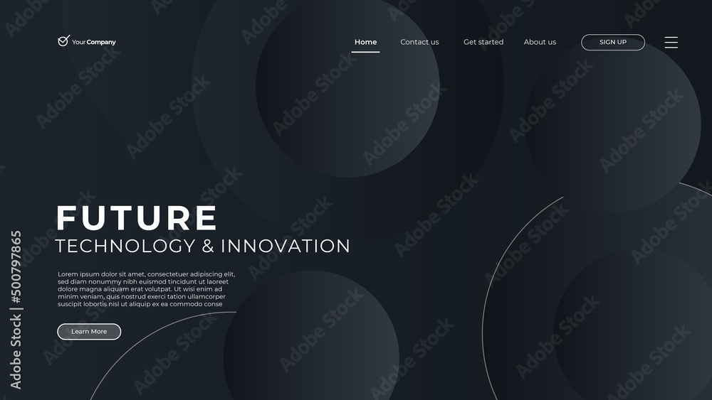 Wall mural flat design web page templates of graphic design, website design and development, social media, busi