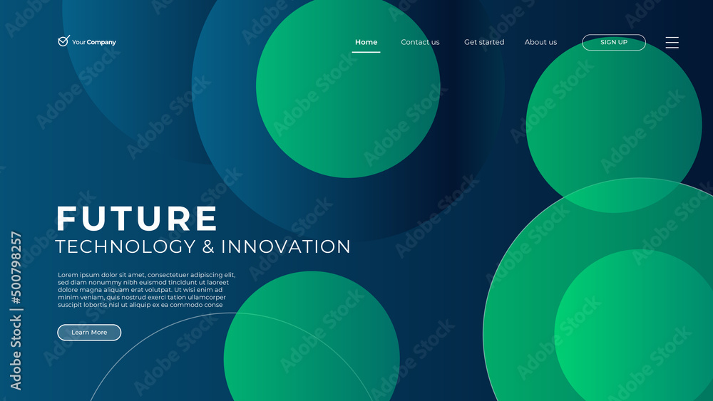 Wall mural flat design web page templates of graphic design, website design and development, social media, busi