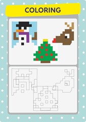 This worksheet is about the coloring activity.