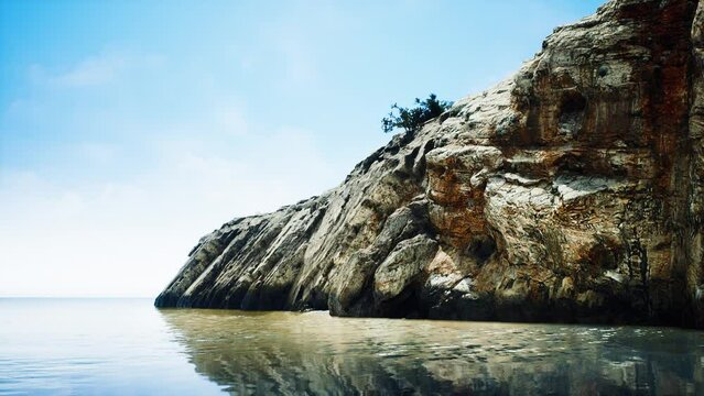 Coastline with ocean and rocks
