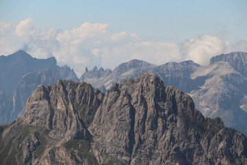 Mountain landscape in a sunny day. Italian Alps.