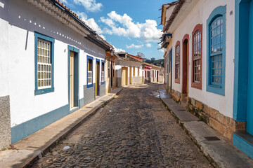 Historic building in the city of São João Del Rei, State of Minas Gerais, Brazil