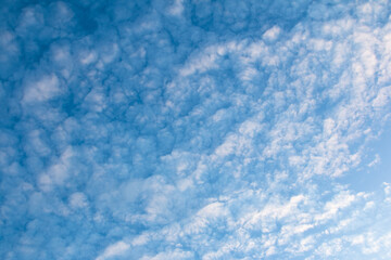Sky with blue and white cloud beautiful nature background