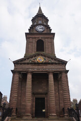 Berwick-upon-Tweed town hall, from the street below