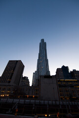 Fototapeta na wymiar ニューヨーク・マンハッタンの夜景