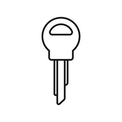 Car key icon design. Vector illustration