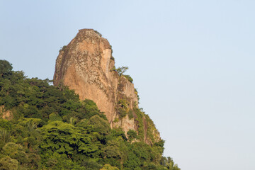 agulhinha do inhanga, view of Copacabana neighborhood in Rio de Janeiro, Brazil.