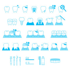 歯のアイコンセット