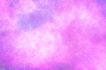 Unicorn background with rainbow sky fantasy. Colorful space galaxy.