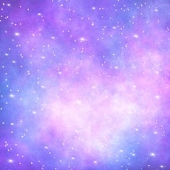 Unicorn background with rainbow sky fantasy. Colorful space galaxy.