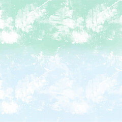 Blue and green watercolor background for your design, watercolor background concept, vector.