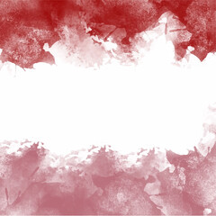 Red watercolor background for your design, watercolor background concept, vector.