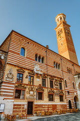 Obraz premium View of Piazza dei Signori, Verona, Italy