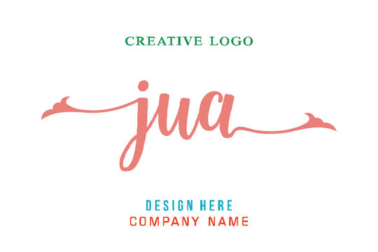 JUA  lettering logo is simple, easy to understand and authoritative