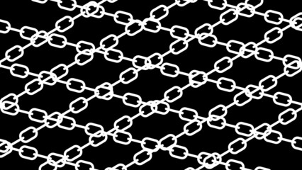 交差する鎖の背景