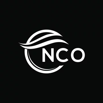 NCO letter logo design on black background. NCO creative initials letter  logo concept. NCO letter design. vector de Stock | Adobe Stock