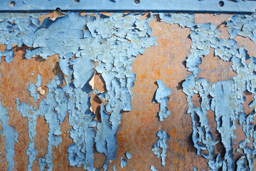 .Iron, rusty texture.