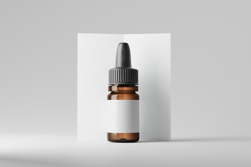 Amber Glass Dropper Bottle