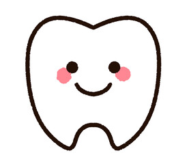 かわいい歯のキャラクター