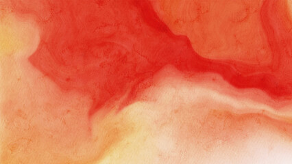 Abstract red watercolor paint background. Vector illustration