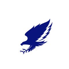 Eagle stock illustration on white background