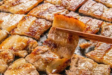 최고급 돼지로 만든 삼겹살