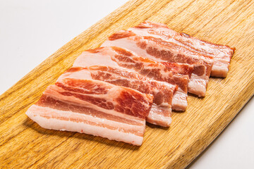 최고급 돼지로 만든 삼겹살