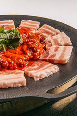 최고급 돼지로 만든 삼겹살